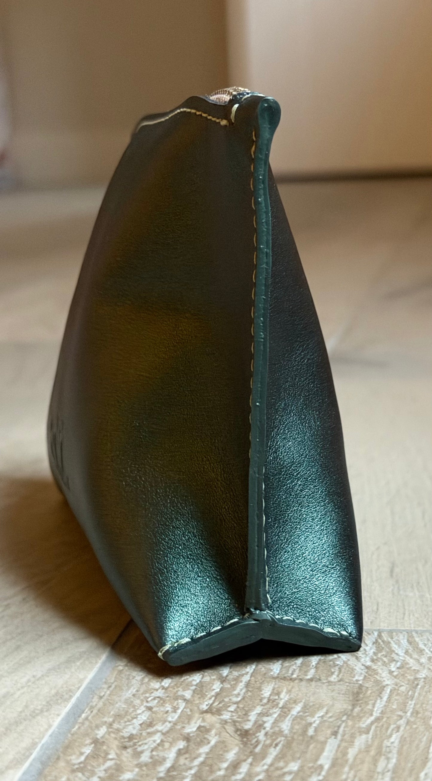 Make-up tas COCO - Mini (S) - Metallic groen